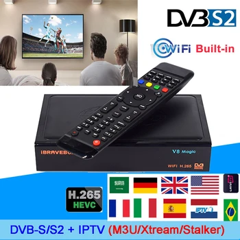 iBRAVEBOX V8 Magic Satellite Receiver Combo HD Digital H.265 DVB S2 Receptor Built-in WIFI TV Turner EPG Cccam IPTV Receiver
iBRAVEBOX V8 Magic Satellite Receiver Combo HD Digital H.265 DVB S2 Receptor Built-in WIFI TV Turner EPG Cccam IPTV Receiver