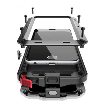 Heavy Duty Protection Doom Armor Metal Aluminum phone Case for iPhone X XS XR XSMAX 6 6S 7 8 Plus 5SShockproof Dustproof Cover 
Heavy Duty Protection Doom Armor Metal Aluminum phone Case for iPhone X XS XR XSMAX 6 6S 7 8 Plus 5SShockproof Dustproof Cover