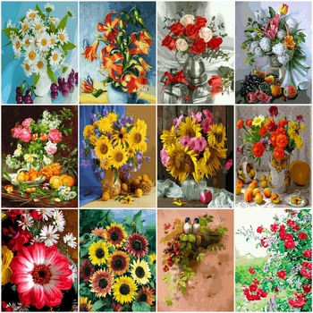 HUACAN Paint By Number Drawing On Canvas HandPainted Painting Art Gift DIY Pictures By Number Flower In Vase Kits Home Decor
HUACAN Paint By Number Drawing On Canvas HandPainted Painting Art Gift DIY Pictures By Number Flower In Vase Kits Home Decor