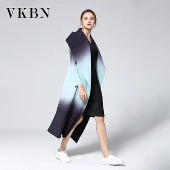 VKBN Spring and Autumn Loose Casual Long Sleeved Round Neck Plain Slim Trench Long Coat Overcoat Fold Tie Dye Womens Clothing
VKBN Spring and Autumn Loose Casual Long Sleeved Round Neck Plain Slim Trench Long Coat Overcoat Fold Tie Dye Womens Clothing