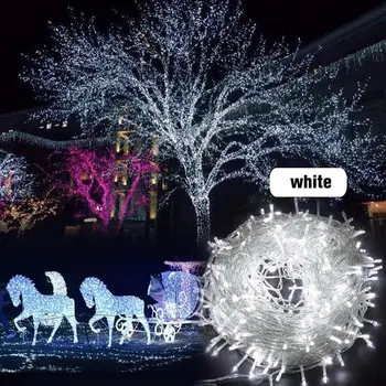 Fairy Light Led Fairy Lights 110V 10M 100LED Outdoor Waterproof Landscape Lamp Festival Festivals Starry String Lights Durable