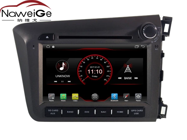 NaweiGe 7Inch Android quad core MTK 9.1 2+16GB Car dvd for HONDA CIVIC 2012 RHD Autoradio GPS Navigation Car Multimedia players
NaweiGe 7Inch Android quad core MTK 9.1 2+16GB Car dvd for HONDA CIVIC 2012 RHD Autoradio GPS Navigation Car Multimedia players