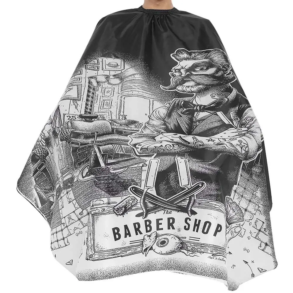 Waterproof Hairdressing Salon Cloth Barber Cape Gown Anti-static Wrap 150*135cm Hair Styling Apron Tattoo Supplies Capes | Красота и