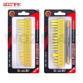 QIANLI 011 Multi-function Degumming Tin removal knife for IPHONE Remove CPU Tapping Pry chip
QIANLI 011 Multi-function Degumming Tin removal knife for IPHONE Remove CPU Tapping Pry chip