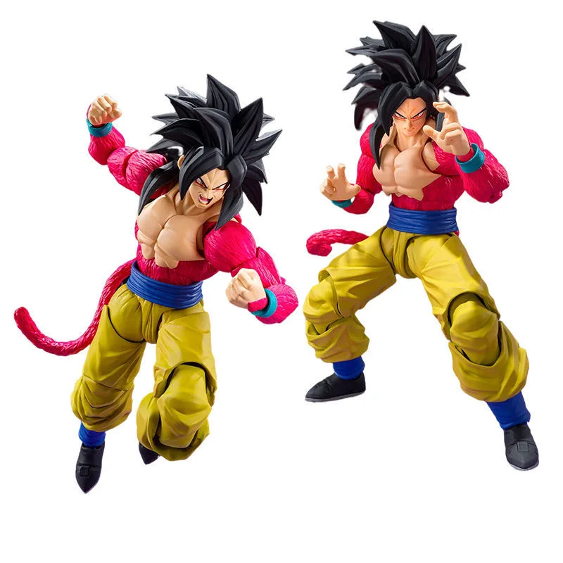 

Bandai Original Anime Dragon Ball Z Dbz Super Ssj4 Goku Action Figure Figurals Brinquedos Toy Model Doll Decorate Christmas Gift