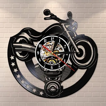 Motorcycle Vinyl Record Wall Clock Garage Unique Art Design Vintage Watch Timepiece Man Cave Workshop Decor Motorbikers Gift
Motorcycle Vinyl Record Wall Clock Garage Unique Art Design Vintage Watch Timepiece Man Cave Workshop Decor Motorbikers Gift