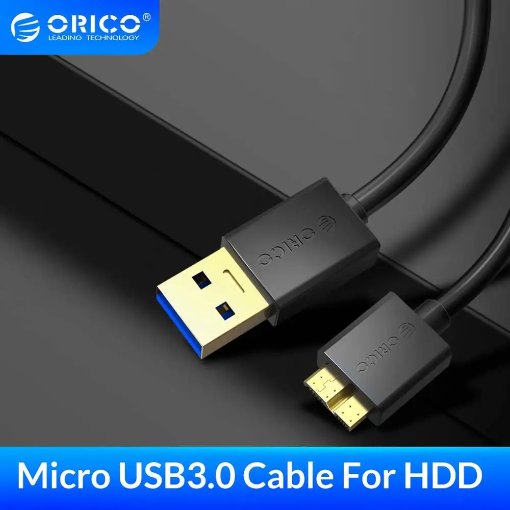 ORICO Data Cable for External Hard Drive 5Gbps High Speed Transmission USB 3.0 Type-A to Micro B Supports HDD Enclosure
ORICO Data Cable for External Hard Drive 5Gbps High Speed Transmission USB 3.0 Type-A to Micro B Supports HDD Enclosure