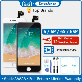AAAAA For iPhone 6 6s Plus LCD Screen Full Assembly For iPhone 5S 6Plus LCD Full Assembly Complete Camera + Home Button Earpiece
AAAAA For iPhone 6 6s Plus LCD Screen Full Assembly For iPhone 5S 6Plus LCD Full Assembly Complete Camera + Home Button Earpiece