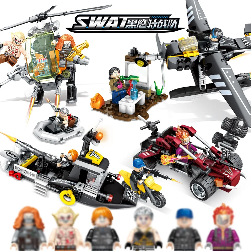 1053pcs Single 1 Change 2 City Police Series Car Aircraft Building Blocks Compatible Legoes Model Bricks Toys for Children Gifts
1053pcs Single 1 Change 2 City Police Series Car Aircraft Building Blocks Compatible Legoes Model Bricks Toys for Children Gifts