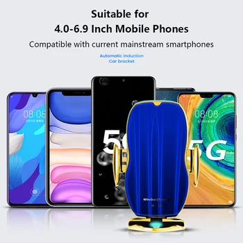 H8 Car Wireless Charger for iPhone 11 Samsung Xiaomi 15W Infrared Sensor Car Mount Fast Wireless Charging with Car Phone Holder
H8 Car Wireless Charger for iPhone 11 Samsung Xiaomi 15W Infrared Sensor Car Mount Fast Wireless Charging with Car Phone Holder