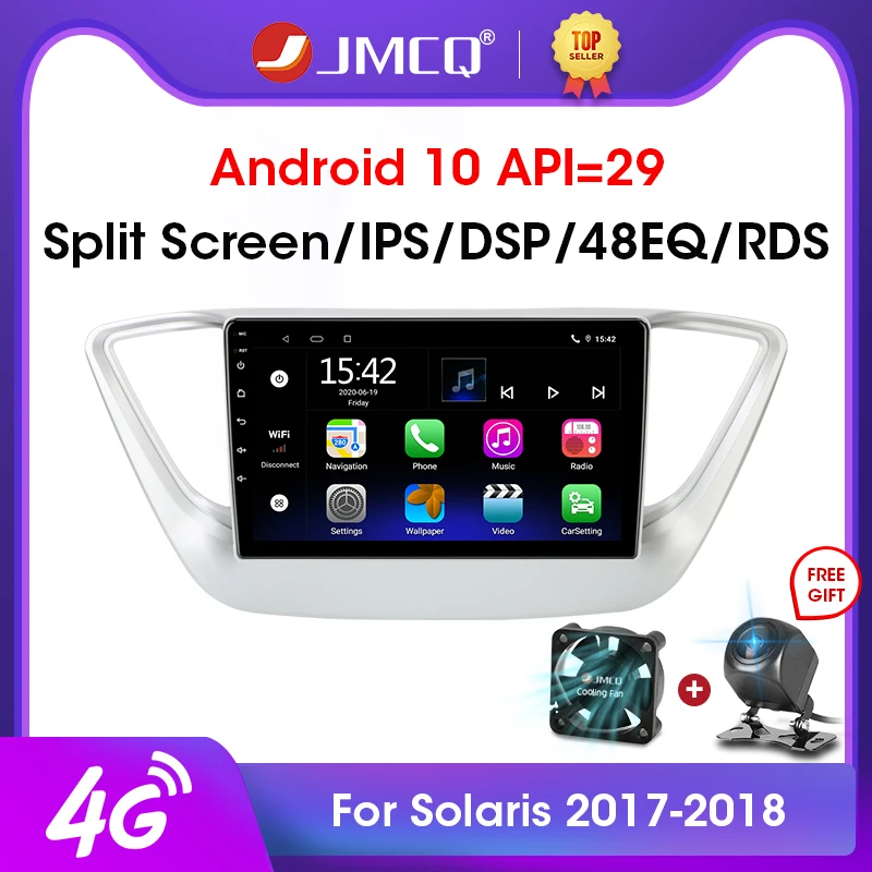 JMCQ Android 10.0 2GB+32GB DSP Car Radio Multimidia Video Player Navigation GPS For Hyundai Solaris 2 Verna 2017 2018 2 din dvd
JMCQ Android 10.0 2GB+32GB DSP Car Radio Multimidia Video Player Navigation GPS For Hyundai Solaris 2 Verna 2017 2018 2 din dvd