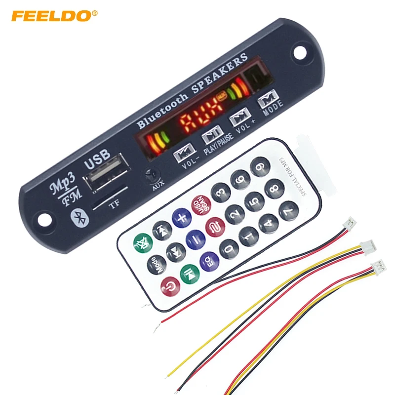 FEELDO 15X 12V Car Wireless Bluetooth MP3 WMA Decoder Board Audio Module USB TF Port Car MP3 Player Remote Decoding Board Module 
FEELDO 15X 12V Car Wireless Bluetooth MP3 WMA Decoder Board Audio Module USB TF Port Car MP3 Player Remote Decoding Board Module