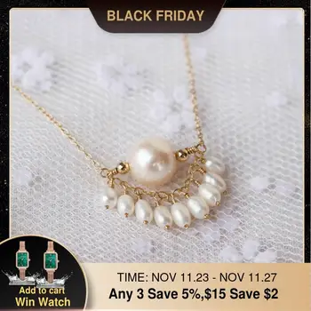 Gold Filled Necklace Chocker Natural Freshwater Pearls Jewelry Vintage Minimalism Handmade Bijoux Femme Collier Women Necklace
Gold Filled Necklace Chocker Natural Freshwater Pearls Jewelry Vintage Minimalism Handmade Bijoux Femme Collier Women Necklace
