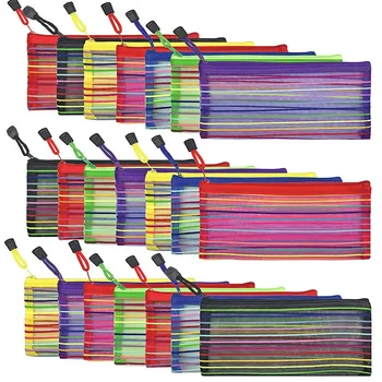 21 Pcs Zipper Mesh Pouch To Storage Stationery Supplies Cosmetics Travel Accessories
21 Pcs Zipper Mesh Pouch To Storage Stationery Supplies Cosmetics Travel Accessories