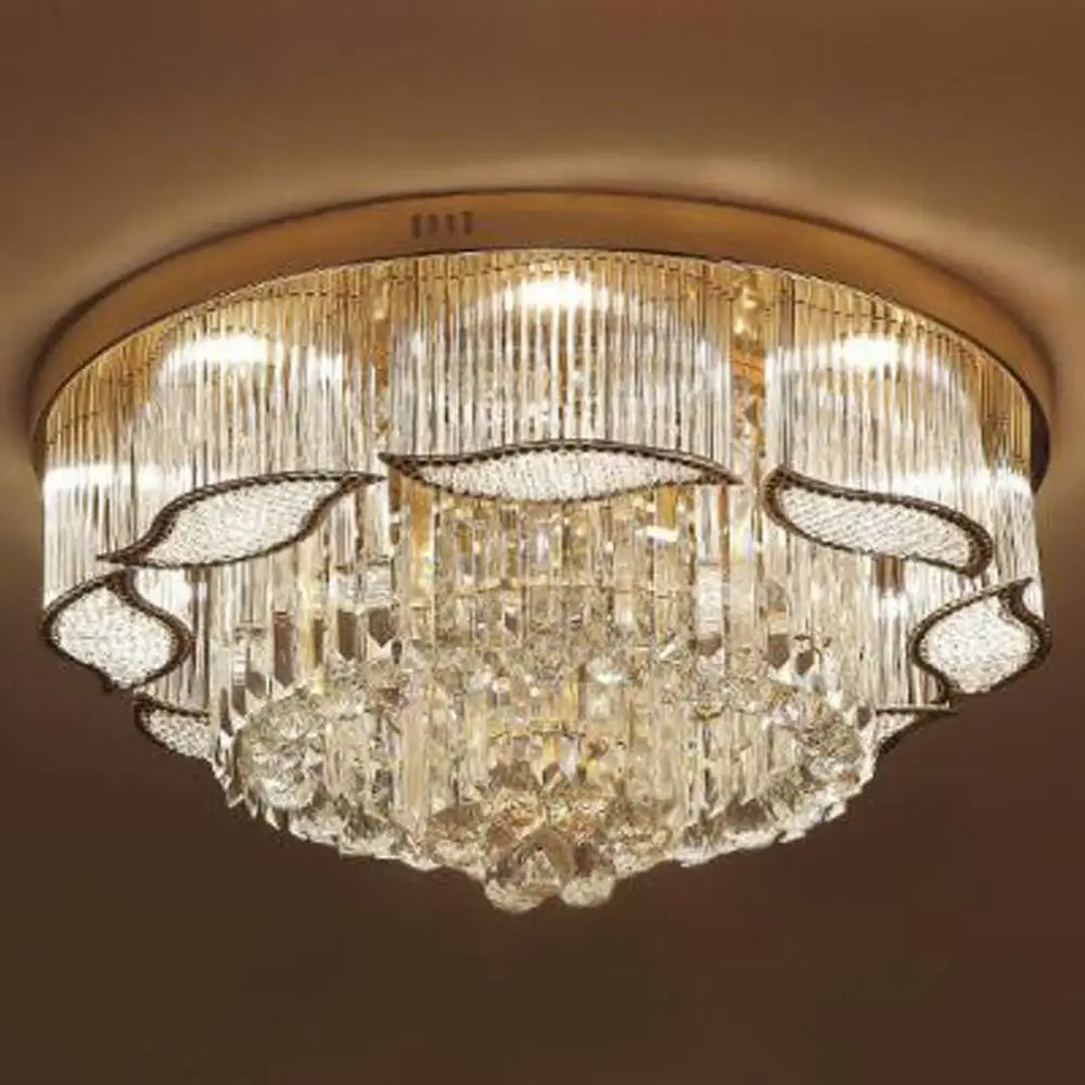 K9 Crystal Chandelier Ceiling Light Flush Mount Luxury Modern Pendant Lighting Fixtures for Living Room Bar Shop
K9 Crystal Chandelier Ceiling Light Flush Mount Luxury Modern Pendant Lighting Fixtures for Living Room Bar Shop