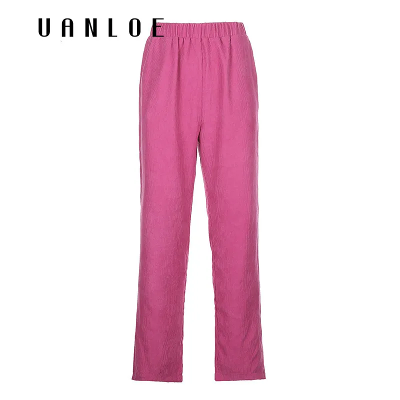 Pink Fashion Casual Sweatpants Autumn Elastic High Wasit Hip Hop Corduroy Trousers 90s Streetwear Joggers Straight Pants
Pink Fashion Casual Sweatpants Autumn Elastic High Wasit Hip Hop Corduroy Trousers 90s Streetwear Joggers Straight Pants