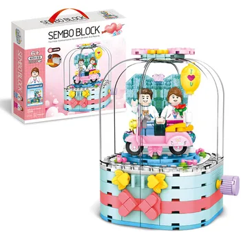 Toys for Children Light Rotating Box Cabin Model Kit Girls Diy Educational Assembling Building Block Bricks Kids Lovers Gift T15 
Toys for Children Light Rotating Box Cabin Model Kit Girls Diy Educational Assembling Building Block Bricks Kids Lovers Gift T15