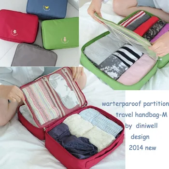 -Diniwell Waterproof Hand Multi-Compartment Clothes Storage Bag Travel Organizing Clothing Storage Bag M No. 
-Diniwell Waterproof Hand Multi-Compartment Clothes Storage Bag Travel Organizing Clothing Storage Bag M No.