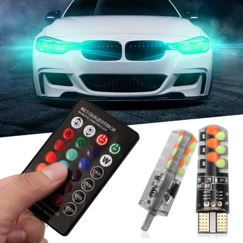 2 pcs T10 w5w RGB LED bulb 12SMD COB canbus 194 168 car with remote control focus / reading wedge strobe lights
2 pcs T10 w5w RGB LED bulb 12SMD COB canbus 194 168 car with remote control focus / reading wedge strobe lights