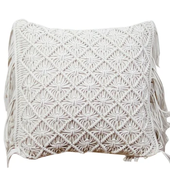 Cushion Covers Cotton Linen Macrame Hand-Woven Thread Pillow Covers Geometry Bohemia Style Pillowcase Home Decor 45X45cm
Cushion Covers Cotton Linen Macrame Hand-Woven Thread Pillow Covers Geometry Bohemia Style Pillowcase Home Decor 45X45cm
