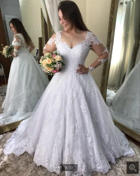 2020 Elegant Lace applique Long Sleeve Muslim Wedding Dress Islamic ball gown vintage princess bride dress Vestido De Noiva
2020 Elegant Lace applique Long Sleeve Muslim Wedding Dress Islamic ball gown vintage princess bride dress Vestido De Noiva