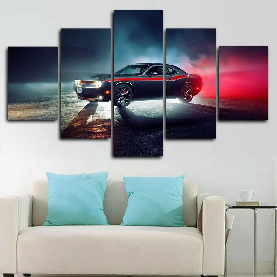 Modern For Paintings 5 Panel Dodge Challenger Super Poster Canvas Painting Cuadros Picture Home Decor Art Print Modular Pictures
Modern For Paintings 5 Panel Dodge Challenger Super Poster Canvas Painting Cuadros Picture Home Decor Art Print Modular Pictures