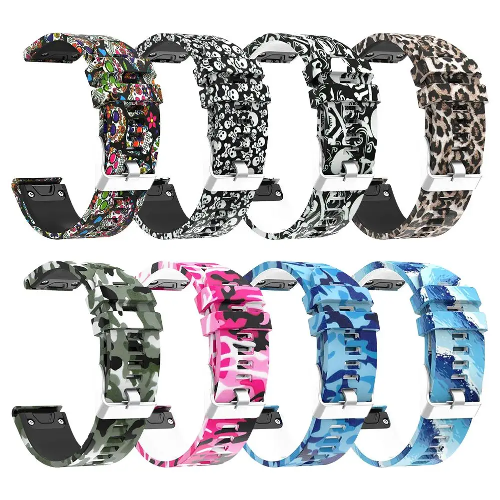 22MM Printed Silicone Watch Strap For Garmin 935/945 Fenix 5 Plus Watch Band Quick Release Wrist Band Watch Strap
22MM Printed Silicone Watch Strap For Garmin 935/945 Fenix 5 Plus Watch Band Quick Release Wrist Band Watch Strap