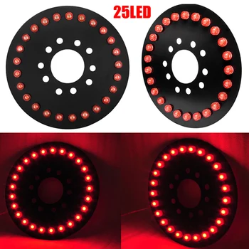 2019 Hot Spare Tire Brake Light 25 LEDs Wheel Light Warning Light Auxiliary Light Red Tail Light Compatible for Wrangler X66
2019 Hot Spare Tire Brake Light 25 LEDs Wheel Light Warning Light Auxiliary Light Red Tail Light Compatible for Wrangler X66