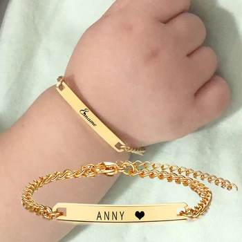 CUSTOM BABY NAME BRACELET CURB CHAIN LINK ADJUSTABLE GOLD silver color TONE FOR KIDS CHILDRENS BRAZELET CHRISTMAS GIFTS
CUSTOM BABY NAME BRACELET CURB CHAIN LINK ADJUSTABLE GOLD silver color TONE FOR KIDS CHILDRENS BRAZELET CHRISTMAS GIFTS