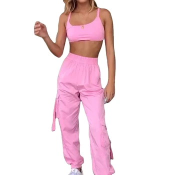 Women's Cropped Top, High-Waist Trousers, Wrapped Chest Back Cross Straps Loose Casual Yoga Bandage Pants
Women's Cropped Top, High-Waist Trousers, Wrapped Chest Back Cross Straps Loose Casual Yoga Bandage Pants