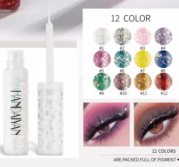New 12pcs/set Glitter Eyeliner Pen Professional Waterproof Makeup Eyeliner Liquid Quick Dry Eyeliner Cosmetic Makeup Tool TSLM2
New 12pcs/set Glitter Eyeliner Pen Professional Waterproof Makeup Eyeliner Liquid Quick Dry Eyeliner Cosmetic Makeup Tool TSLM2