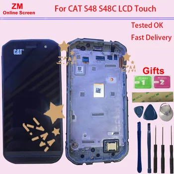 RYKKZ Original Tested For Caterpillar CAT S48 S48C LCD Display With Touch Screen Panel Digitizer For Cat S48 S48C Assembly
RYKKZ Original Tested For Caterpillar CAT S48 S48C LCD Display With Touch Screen Panel Digitizer For Cat S48 S48C Assembly