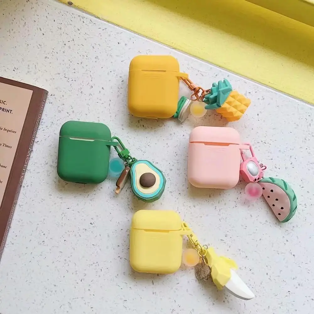 Summer fruit Decoration Case Cover For Airpods Earphone Cases Soft Silicone shell Bag Bluetooth Headphone Cover For Air Pods
Summer fruit Decoration Case Cover For Airpods Earphone Cases Soft Silicone shell Bag Bluetooth Headphone Cover For Air Pods