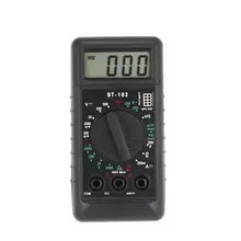 DT-182 Digital Mini Multimeter DC/AC Voltage Current Meter Handheld Pocket Voltmeter Ammeter Diode Triode Tester Multitester
DT-182 Digital Mini Multimeter DC/AC Voltage Current Meter Handheld Pocket Voltmeter Ammeter Diode Triode Tester Multitester