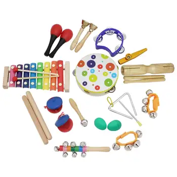 19pcs/Set Musical Instruments Toys Kids Musical Educational Wooden Percussion Instruments With Storage Bag Toy Set For Kids
19pcs/Set Musical Instruments Toys Kids Musical Educational Wooden Percussion Instruments With Storage Bag Toy Set For Kids