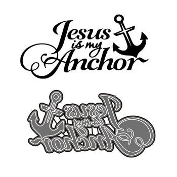 Crazyclown "Jesus Is My Anchor" Words Metal Cutting Dies for Scrapbooking DIY Photo Album Card Making Decorative Stencil
Crazyclown "Jesus Is My Anchor" Words Metal Cutting Dies for Scrapbooking DIY Photo Album Card Making Decorative Stencil