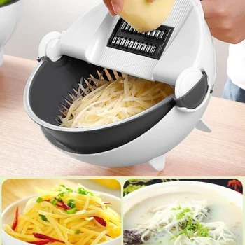 Rotating Vegetable Cutter Set Multi-function Cutter Vegetable Cutting Machine Kitchen Accessories L5 #4
Rotating Vegetable Cutter Set Multi-function Cutter Vegetable Cutting Machine Kitchen Accessories L5 #4
