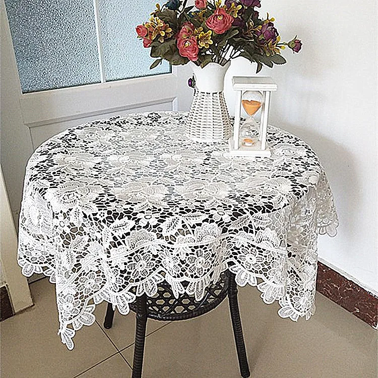 Exquisite Pastoral Openwork Rose Pattern Water Soluble Lace Tablecloth Computer TV Microwave Dustproof Cloth Coffee Table Tapete
Exquisite Pastoral Openwork Rose Pattern Water Soluble Lace Tablecloth Computer TV Microwave Dustproof Cloth Coffee Table Tapete