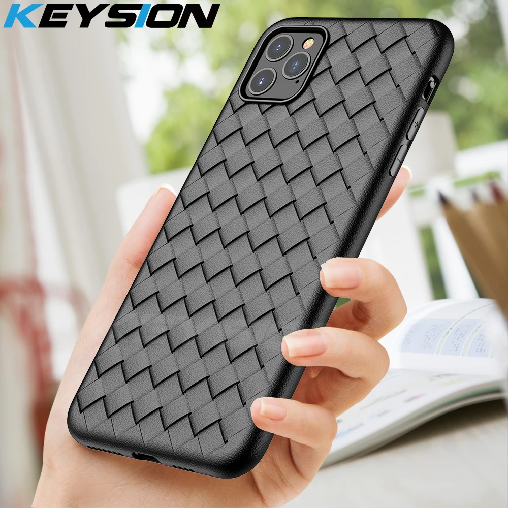 KEYSION Super Soft Silicone Case for IPhone 11 11 Pro Max Luxury Matte Grid Back Phone Cover for IPhone XS Max XR X 6s 7 8 Plus
KEYSION Super Soft Silicone Case for IPhone 11 11 Pro Max Luxury Matte Grid Back Phone Cover for IPhone XS Max XR X 6s 7 8 Plus