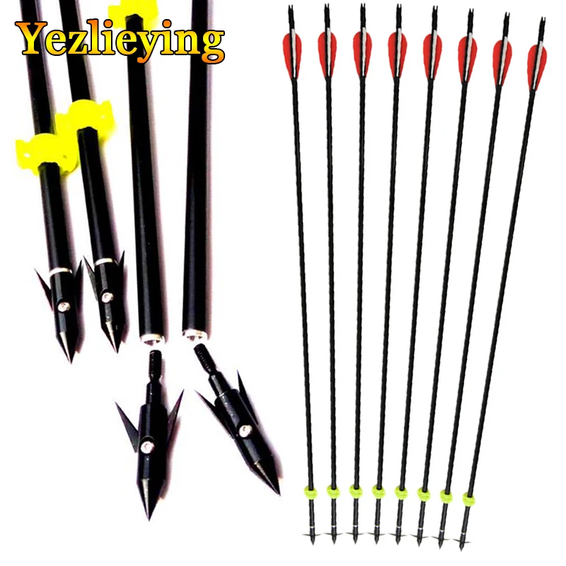 33Inch Fiberglass Shaft Bow Fishing Arrows Target Slingshot Hunting Archery Arrow for Compound Recurve Bow Shooting
33Inch Fiberglass Shaft Bow Fishing Arrows Target Slingshot Hunting Archery Arrow for Compound Recurve Bow Shooting