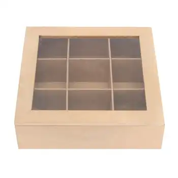 Newest 9 Grids Wooden Storage Tea Box Organizer Essential Oil Carrying Case Aromatherapy Container Treasure Jewelry Storage Box
Newest 9 Grids Wooden Storage Tea Box Organizer Essential Oil Carrying Case Aromatherapy Container Treasure Jewelry Storage Box