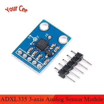 GY-61 ADXL335 Three-axis Acelerometro 3-Axis Analog Output Accelerometer Sensor Module Angular Transducer 3V-5V GY 61 GY61
GY-61 ADXL335 Three-axis Acelerometro 3-Axis Analog Output Accelerometer Sensor Module Angular Transducer 3V-5V GY 61 GY61
