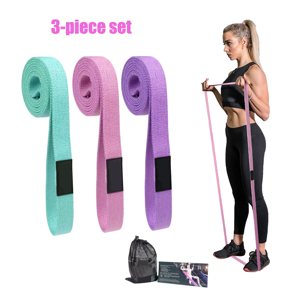 Long Fabric Resistance Bands Set Fitness Pull Up Assist Booty Hip Workout Exercise Loop Elastic Bands 3-Piece Non-slip For Leg
Long Fabric Resistance Bands Set Fitness Pull Up Assist Booty Hip Workout Exercise Loop Elastic Bands 3-Piece Non-slip For Leg