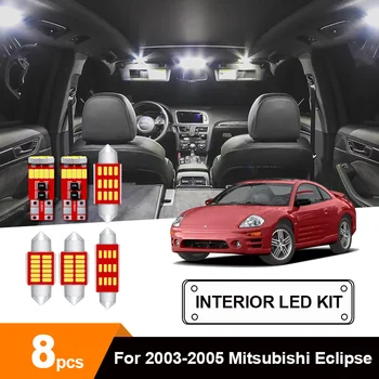 8 x White Error Free Car LED Lights License Plate Bulb Package Kit For 2003-2005 Mitsubishi Eclipse Interior Map Dome Trunk Lamp
8 x White Error Free Car LED Lights License Plate Bulb Package Kit For 2003-2005 Mitsubishi Eclipse Interior Map Dome Trunk Lamp