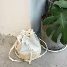 Straw Canvas Splicing Bucket Bag Women Shoulder Bags 2021 Bohemia Drawstring Rattan Crossbody Bag Brands Women's Bag Tote Female
Straw Canvas Splicing Bucket Bag Women Shoulder Bags 2021 Bohemia Drawstring Rattan Crossbody Bag Brands Women's Bag Tote Female