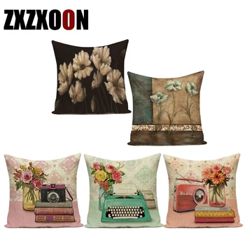 Vintage Style Camera Phonograph Phone Radio Printed Throw Pillow Case Flower Cushion Cover For Sofa Home Capa De Almofadas
Vintage Style Camera Phonograph Phone Radio Printed Throw Pillow Case Flower Cushion Cover For Sofa Home Capa De Almofadas