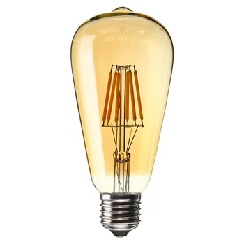 E27 ST64 6W Golden Cover Dimmable Edison Retro Vintage Filament COB LED Bulb Light Lamp AC110/220V
E27 ST64 6W Golden Cover Dimmable Edison Retro Vintage Filament COB LED Bulb Light Lamp AC110/220V