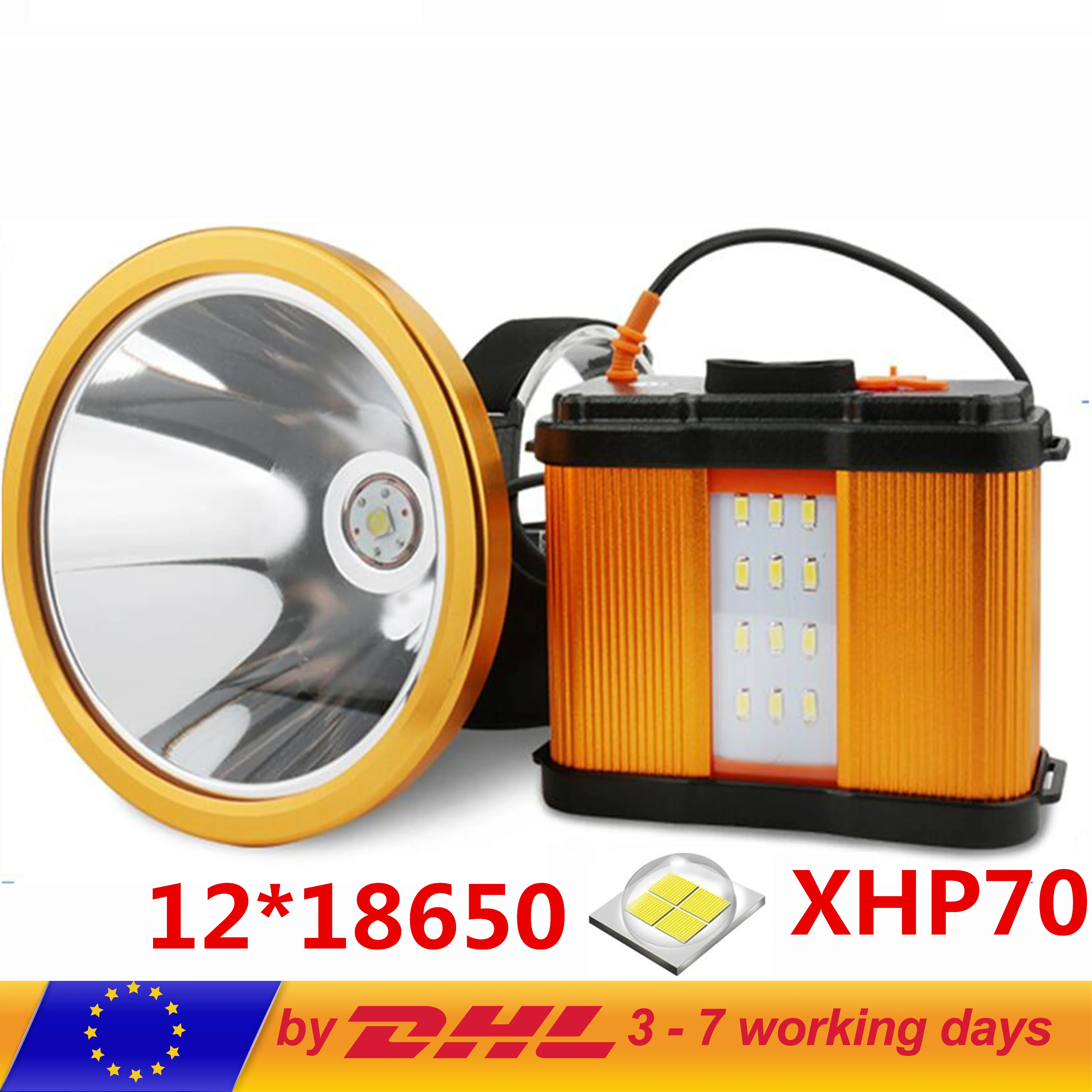 Налобный фонарь T50 35000 мАч 70 светодиодов 3000 метров|led headlamp|head lampheadlamp led |
