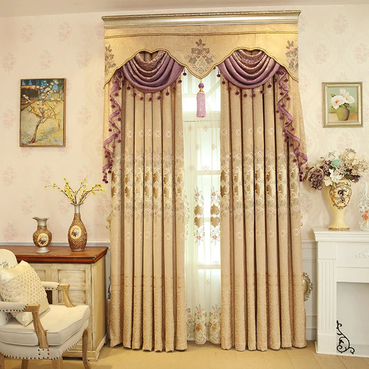 2020 New Chenille Embroidered European Curtain Cloth Villa Living Room Bedroom Custom American Simple Style Curtains
2020 New Chenille Embroidered European Curtain Cloth Villa Living Room Bedroom Custom American Simple Style Curtains