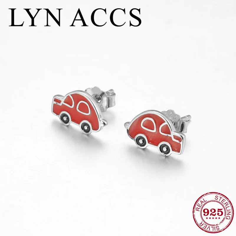 New Fashion 925 Sterling Silver Red Enamel Car shape Women Stud Earrings luxury Party Fine Jewelry Statement Earring Gift 
New Fashion 925 Sterling Silver Red Enamel Car shape Women Stud Earrings luxury Party Fine Jewelry Statement Earring Gift